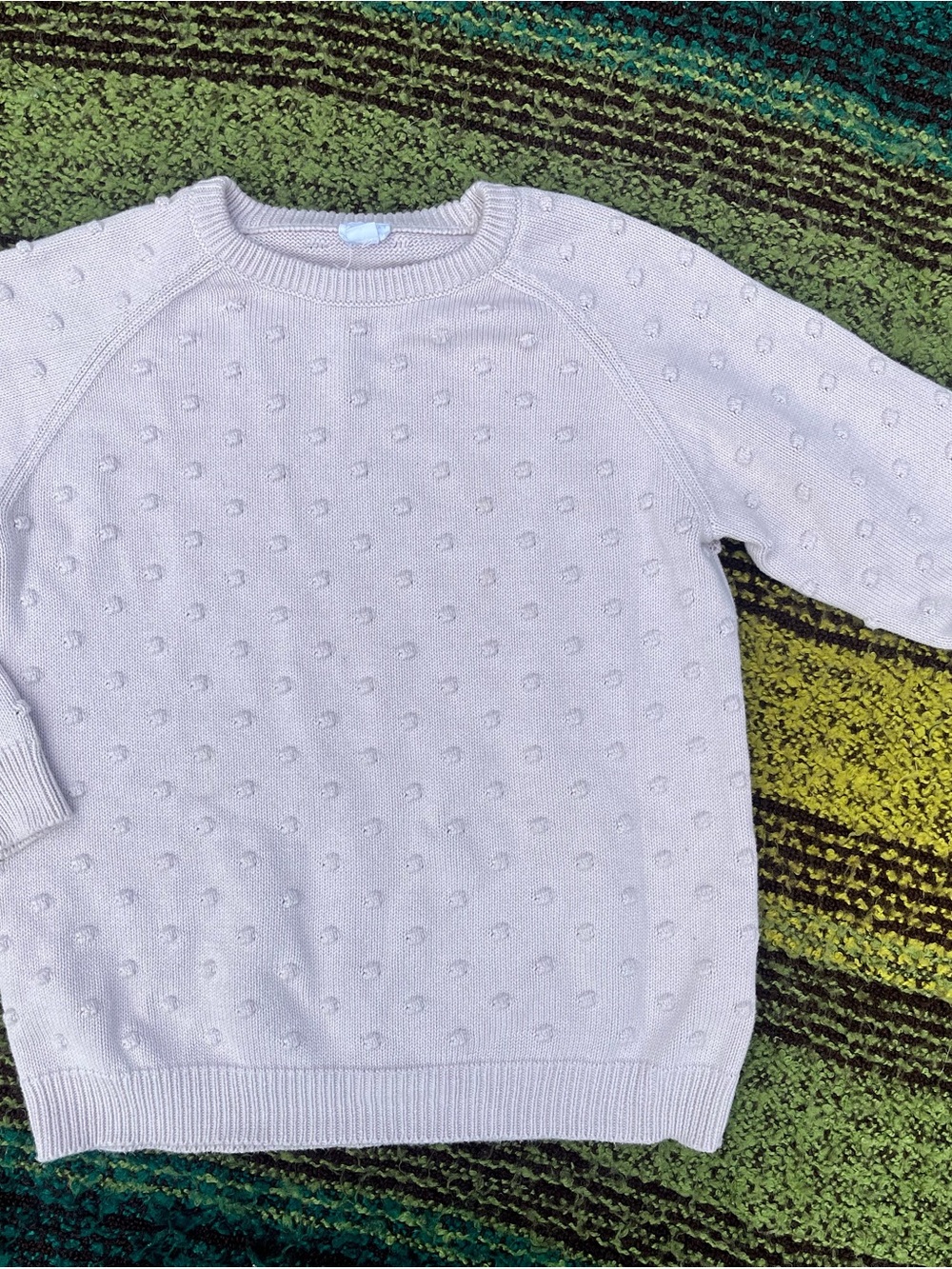 Jamie Kay Lavender Popcorn Knit Sweater